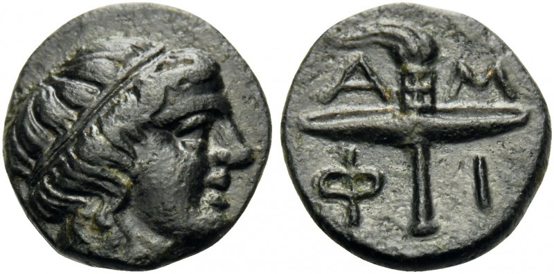 MACEDON. Amphipolis. Circa 355-353 BC. Chalkous (Bronze, 11.5 mm, 1.08 g, 6 h), ...