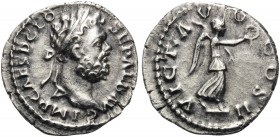 Clodius Albinus, 195-197. Denarius (Silver, 18 mm, 2.10 g, 12 h), Lugdunum (Lyon). IMP CAES D CLO SEP ALB AVG Laureate head of Clodius Albinus to righ...