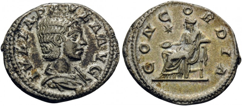 Julia Paula, Augusta, 219-220. Denarius (Silver, 19.5 mm, 3.10 g, 10 h), struck ...