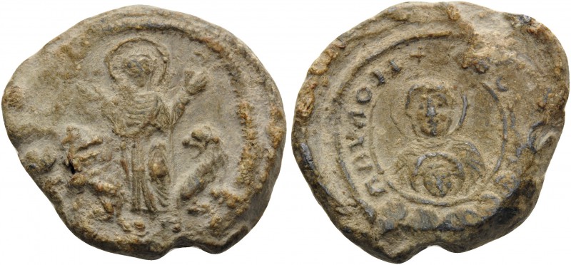 Paul, circa 11th century. Seal (Lead, 26 mm, 13.61 g, 12 h). The prophet Daniel ...