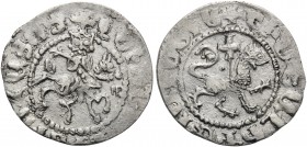 ARMENIA, Cilician Armenia. Royal. Levon III, 1301-1307. (Silver, 21 mm, 2.07 g, 10 h), Takvorin. Levon on horseback riding to right, his head facing, ...
