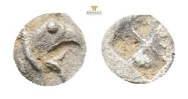 Aeolis. Kyme circa 480-450 BC. Obol AR 0,2 g. 6,2 mm.