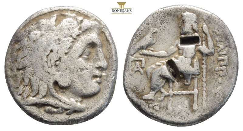 Kingdom of Macedon, Philip III Arrhidaios AR Drachm. Struck under Menander or Kl...