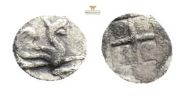 Greek,Ionia, Teos AR Obol. Circa 500-460 BC, 0,1 g 6,3 mm.