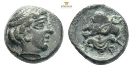 Greek coins AE Bronze, 1,17 g. 9,9 mm.