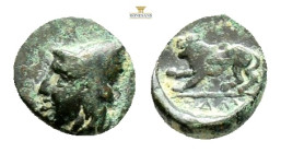 Greek coins AE Bronze, 0,7 g. 4,2 mm.