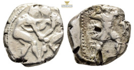 Greek, Pamphylia. Aspendos circa 420-400 BC. Stater AR, 10,9 g. 24 mm.