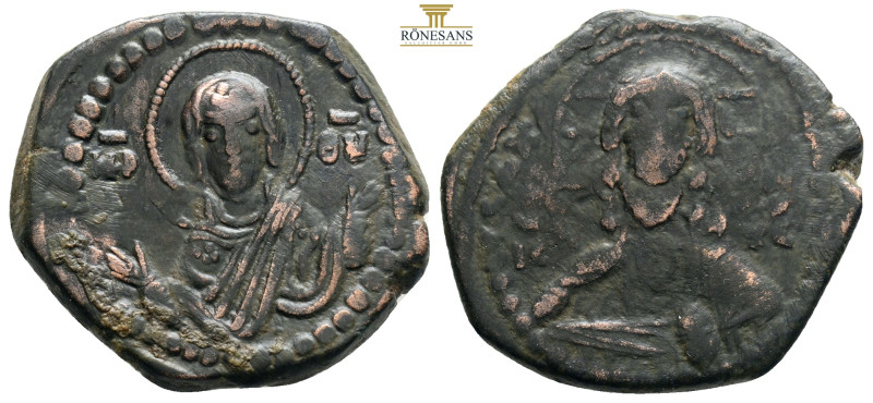 Anonymous Folles, time of Romanus IV, circa 1068-1071. Follis (Bronze, 24,6 mm, ...