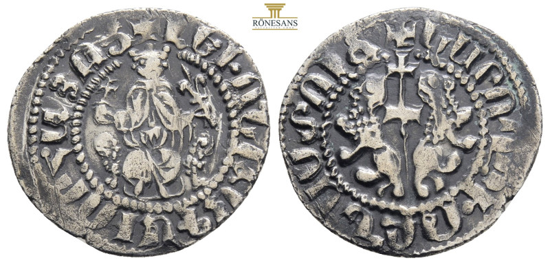 CILICIAN ARMENIA OSHIN (1308-1320)
Coronation Tram - Sis. A: King seated on thro...