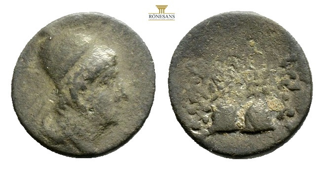 SOPHENE KINGDOM. Armenia Arsames II (ca. 230 BC). AE dichalcon (15 mm, 3,1 g, 11...