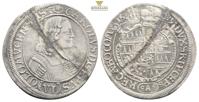 FRANCE. Louis XIV. (1658). (26,9 mm 3 g)
Obv: LVD XIIII D G FR ET NAV REX. Wreat...