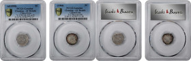 (t) CHINA. Kirin. Duo of 3.6 Candareens (5 Cents) (2 Pieces), 1898-1904. Kirin Mint. Kuang-hsu (Guangxu). Both PCGS Genuine--Cleaning, AU Details Cert...