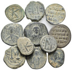 Byzantine coin lot 11 pieces. SOLD AS SEEN NO RETURNS.