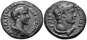 SYRIA, Decapolis. Gadara. Antoninus Pius, 138-161. (Bronze, 25 mm, 9.48 g, 12 h), dated year 224 = 160/1 AD. AYT KAIC M AYP ANTWNEINOC Draped and cuir...