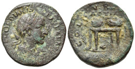 PHOENICIA. Tyre. Gordian III, 238-244. Diassarion (Bronze, 22 mm, 8.06 g, 1 h). IMP GORDIANVS PIVS FEL AVG Laureate, draped and cuirassed bust of Gord...