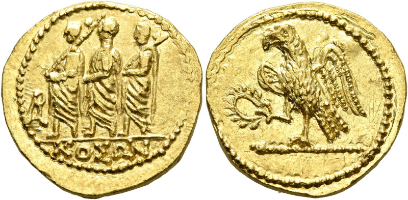 SKYTHIA. Geto-Dacians. Koson, mid 1st century BC. Stater (Gold, 20 mm, 8.38 g, 1...
