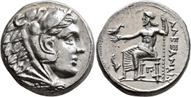 KINGS OF MACEDON. Alexander III ‘the Great’, 336-323 BC. Tetradrachm (Silver, 24 mm, 17.17 g, 6 h), Amphipolis (?), struck under Kassander, circa 316-...