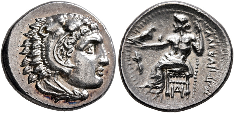 KINGS OF MACEDON. Alexander III ‘the Great’, 336-323 BC. Drachm (Silver, 17 mm, ...