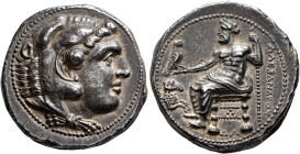 KINGS OF MACEDON. Alexander III ‘the Great’, 336-323 BC. Tetradrachm (Silver, 26 mm, 17.28 g, 11 h), Damaskos, struck under Menon or Menes, circa 330-...