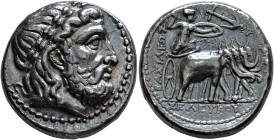 SELEUKID KINGS OF SYRIA. Seleukos I Nikator, 312-281 BC. Tetradrachm (Silver, 26 mm, 17.25 g, 6 h), Seleukeia on the Tigris II, circa 296/5-281. Laure...