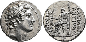 SELEUKID KINGS OF SYRIA. Antiochos IV Epiphanes, 175-164 BC. Tetradrachm (Silver, 30 mm, 16.73 g, 12 h), Antiochia on the Orontes, circa 173/2-169/8. ...