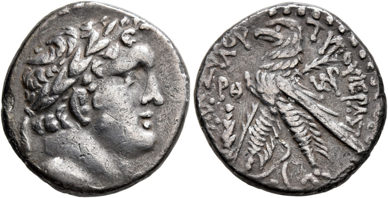 PHOENICIA. Tyre. 126/5 BC-AD 65/6. Half Shekel (Silver, 19 mm, 6.47 g, 12 h), CY...