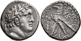 PHOENICIA. Tyre. 126/5 BC-AD 65/6. Half Shekel (Silver, 19 mm, 6.47 g, 12 h), CY 109 = 18/17 BC. Laureate head of Melkart to right, lion skin tied aro...