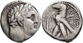 PHOENICIA. Tyre. 126/5 BC-AD 65/6. Shekel (Silver, 25 mm, 13.88 g, 1 h), CY 138 = AD 12/13. Laureate head of Melkart to right, lion skin tied around n...