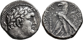 PHOENICIA. Tyre. 126/5 BC-AD 65/6. Shekel (Silver, 24 mm, 12.76 g, 12 h), CY 139 = AD 13/14. Laureate head of Melkart to right, lion skin tied around ...