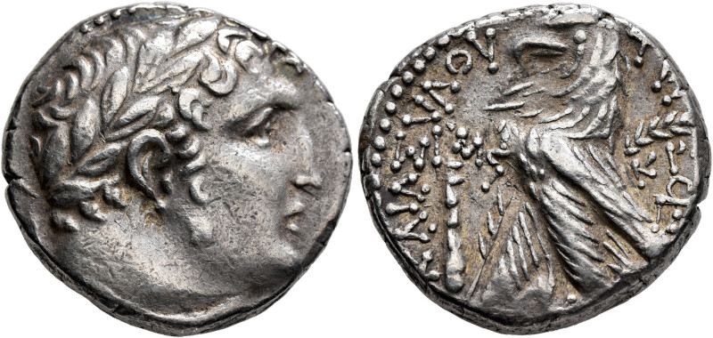 PHOENICIA. Tyre. 126/5 BC-AD 65/6. Shekel (Silver, 24 mm, 14.22 g, 12 h), CY 146...