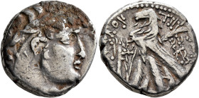 PHOENICIA. Tyre. 126/5 BC-AD 65/6. Shekel (Silver, 24 mm, 14.00 g, 12 h), CY 155 = AD 29/30. Laureate head of Melkart to right, lion skin tied around ...