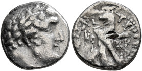 PHOENICIA. Tyre. 126/5 BC-AD 65/6. Shekel (Silver, 24 mm, 13.30 g, 12 h), CY 156 = AD 30/1. Laureate head of Melkart to right, lion skin tied around n...