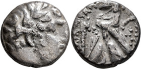 PHOENICIA. Tyre. 126/5 BC-AD 65/6. Shekel (Silver, 22 mm, 14.00 g, 1 h), CY 158 = AD 32/3. Laureate head of Melkart to right, lion skin tied around ne...