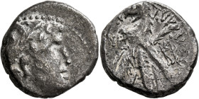 PHOENICIA. Tyre. 126/5 BC-AD 65/6. Shekel (Silver, 25 mm, 13.49 g, 12 h), CY 158 = AD 32/3. Laureate head of Melkart to right, lion skin tied around n...