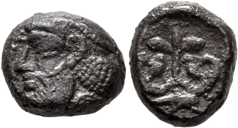 PHILISTIA (PALESTINE). Uncertain mint. Mid 5th century-333 BC. Drachm (Silver, 1...