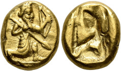 PERSIA, Achaemenid Empire. Time of Darios I to Xerxes II, circa 485-420 BC. Daric (Gold, 16 mm, 8.37 g), Lydo-Milesian standard, Sardes. Persian king ...