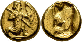 PERSIA, Achaemenid Empire. Time of Xerxes II to Artaxerxes II, circa 420-375 BC. Daric (Gold, 16 mm, 8.33 g), Lydo-Milesian standard, Sardes. Persian ...