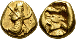 PERSIA, Achaemenid Empire. Time of Artaxerxes II to Darios III, circa 375-336 BC. Daric (Gold, 15 mm, 8.36 g), Lydo-Milesian standard, Sardes. Persian...