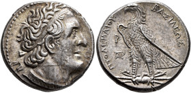 PTOLEMAIC KINGS OF EGYPT. Ptolemy I Soter, 305-282 BC. Tetradrachm (Silver, 26 mm, 14.30 g, 12 h), Alexandria, early 280s. Diademed head of Ptolemy I ...