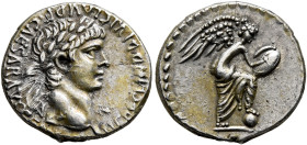 CAPPADOCIA. Caesaraea-Eusebia. Nero, 54-68. Hemidrachm (Silver, 14 mm, 1.84 g, 12 h), circa 59/60. NERO CLAVD DIVI CLAVD F CAESAR AVG GER[MANI] Laurea...