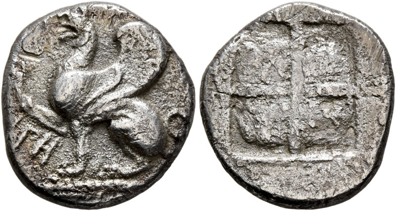 THRACE. Abdera. Circa 473/0-449/8 BC. Drachm (Silver, 15 mm, 2.97 g), Hege..., m...