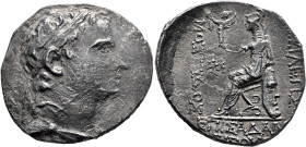 KINGS OF THRACE. Mostis, circa 139/8-101/0 BC. Tetradrachm (Silver, 32 mm, 16.00 g, 11 h), RY 38 = 102/1 (?). Diademed and draped bust of Mostis to ri...
