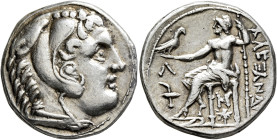 KINGS OF MACEDON. Alexander III ‘the Great’, 336-323 BC. Tetradrachm (Silver, 26 mm, 17.23 g, 6 h), Amphipolis, struck under Kassander, circa 307-297....