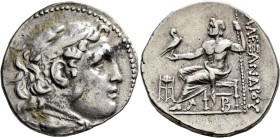 KINGS OF MACEDON. Alexander III ‘the Great’, 336-323 BC. Tetradrachm (Silver, 29 mm, 16.67 g, 12 h), Pella, struck under Philip V, circa 180. Head of ...