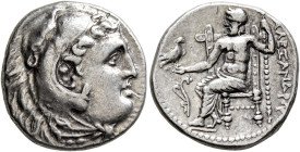 KINGS OF MACEDON. Alexander III ‘the Great’, 336-323 BC. Drachm (Silver, 17.5 mm, 4.25 g, 12 h), uncertain mint in Greece or Macedon, circa 310-275. H...