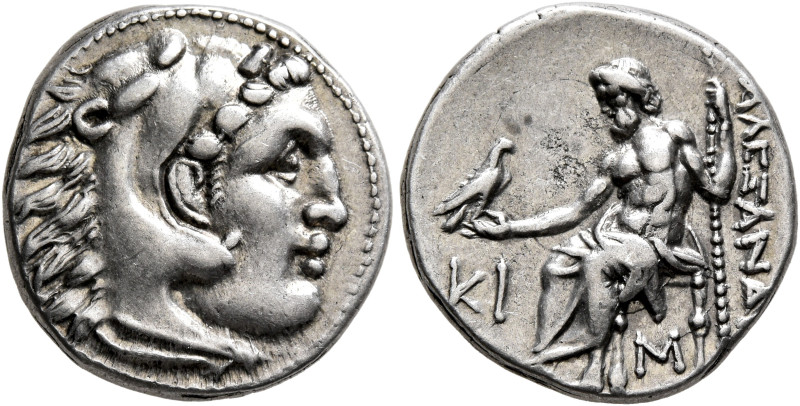 KINGS OF MACEDON. Alexander III ‘the Great’, 336-323 BC. Drachm (Silver, 17 mm, ...