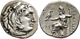 KINGS OF MACEDON. Alexander III ‘the Great’, 336-323 BC. Drachm (Silver, 18 mm, 4.31 g, 11 h), Abydos, struck under Antigonos I Monophthalmos, circa 3...