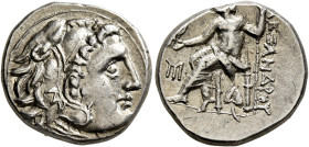 KINGS OF MACEDON. Alexander III ‘the Great’, 336-323 BC. Drachm (Silver, 17 mm, 4.27 g, 1 h), Abydos, struck under Antigonos I Monophthalmos, circa 31...