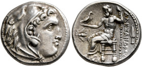 KINGS OF MACEDON. Alexander III ‘the Great’, 336-323 BC. Drachm (Silver, 17 mm, 4.32 g, 12 h), Magnesia ad Maeandrum, struck by Menander or Kleitos, c...