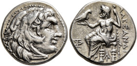 KINGS OF MACEDON. Alexander III ‘the Great’, 336-323 BC. Drachm (Silver, 17 mm, 4.54 g, 12 h), Magnesia ad Maeandrum, struck under Antigonos I Monopht...